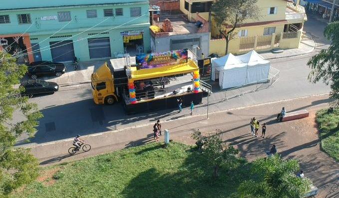 Caminhão Palco em evento